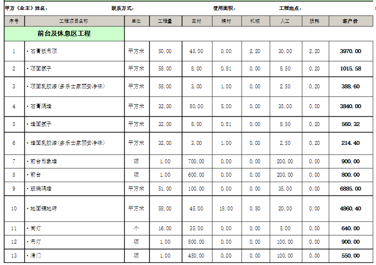 深圳好色先生视频下载APP预算知识以及工程案例预算表分享